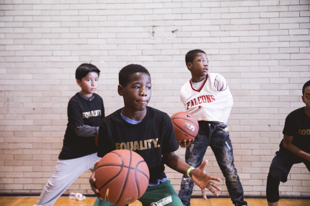 Nike Gives Back at Basketball Clinic